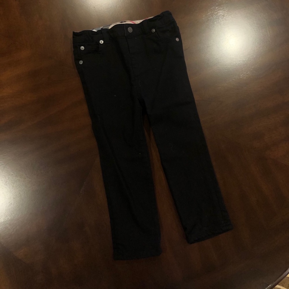 Burberry Kid’s Black Jeans